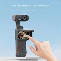 Pare-soleil magnétique pliable anti-reflet d'origine pour INSTA360 Luna