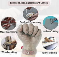 Gants haute performance ambidextres résistants aux perforations pour la manipulation de la volaille, la sculpture sur bois et la manipulation du verre