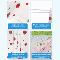Masques faciaux jetables imprimés personnalisés pour enfants Impression de dessin animé de mode multicolore pour adultes