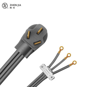 Cordon de gamme 1050P SRDT 40A 50A 125V 250V 2 * 8AWG + 10AWG certifié 4ft 6ft câble d'<span class=keywords><strong>alimentation</strong></span> en cuivre à 3 broches pour <span class=keywords><strong>machine</strong></span> à <span class=keywords><strong>laver</strong></span> - Product Image 3