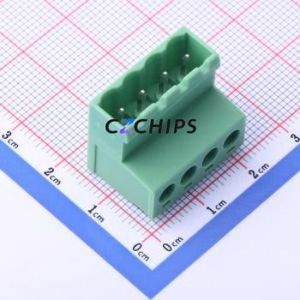 KF2EDGRK-5.0-4P Plug-in Terminal Block P=5mm Connector ( Connector Type: Plug )( Construction: 1x4P )( Pitch: 5mm ) - Product Image 1