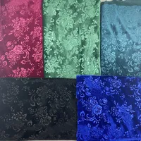 Tissu en velours spandex coréen pour filles, vêtements à motifs floraux, en relief, nouvelle collection