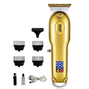Tondeuse à cheveux professionnelle RAF T-Blade, rasoir pour hommes, coupe-barbe, USB, vintage T9, pour la coiffure professionnelle - Product Image 2