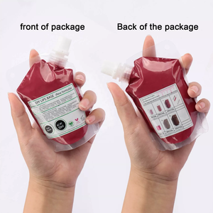 50ml Tự Làm bán buôn Vegan Son bóng cơ sở Gel sắc tố mỹ phẩm trang điểm số lượng lớn Túi Matte lỏng Son môi son bóng PREMADE cơ sở - Product Image 4