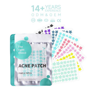 51 片装 OEM 水胶体痤疮贴，含微针和水杨酸 |   定制星星和钻石痘痘贴批发 - Product Image 1
