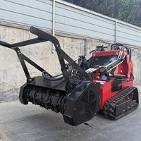 Broyeur à tambour pour chargeuse compacte forestière : Outil de réhabilitation de terrains vierges et de défrichement innovant