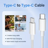 Câble de charge rapide USB C 240W Type C 3A, compatible avec MacBook Samsung, 140W 100W 65W 40W 20W, charge rapide PD QC pour téléphone et ordinateur portable