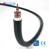 ShangJin YJV-0.6/1kV Niederspannungskabel 4*120mm + 1*70mm XLPE-Isolierung Kupferleiter PVC-Mantel IP67-Schutzklasse 246A