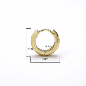 Minimalist Geometric <b>Clip</b>-on Earrings Gold Silver Rose Gold Copper Alloy Small Round Fashion <b>Ear</b> <b>Clips</b> - Product Image 5