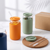 Verres personnalisés en borosilicate de haute qualité, 400 ml, 450 ml, 500 ml, 600 ml, 700 ml, avec logo personnalisé sublimé, réutilisables, compatibles lave-vaisselle et micro-ondes