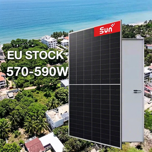 Panel Solar Bifacial Sunplus SR4-72NHBD-580M Completamente Negro, 23.4% de Eficiencia, Envío Inmediato desde Almacén en EE. UU. - Product Image 1