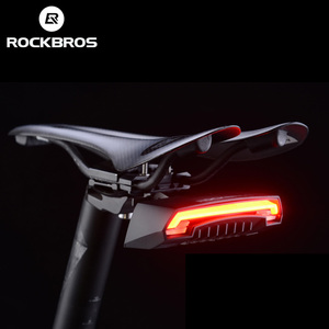 <span class=keywords><strong>ROCKBROS</strong></span> Kabelloses Fahrrad-Rücklicht Laser-Rückleuchte Smart USB-Aufladbar Fahrrad-Zubehör Fernbedienbare LED-Rückleuchte - Product Image 1