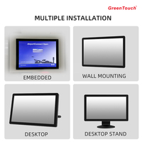 Monitor LED Multitáctil Capacitivo GreenTouch de 22 Pulgadas con Alta Sensibilidad para Aplicaciones Industriales y Comerciales