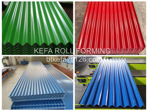 Verzinktes Welldach Stahlblech walzen dach maschine Walzen form blech Farbiger Stahl - Product Image 2