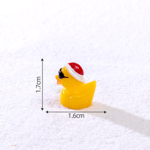 Los más vendidos: Nuevos adornos decorativos DIY de pato amarillo luminoso Chunjun para Navidad, miniaturas decorativas. - Product Image 6