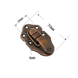 Cerradura para Muebles de Acero al Carbono sin Llave, Diseño Tradicional, Herraje Duradero para Caja de Madera, Caja de Herramientas, Botiquín, Estuche de Transporte - Product Image 3