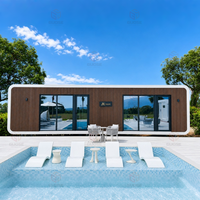 Maison-capsule intelligente portable, maison mobile avec design léger pour hébergement temporaire et utilisation événementielle