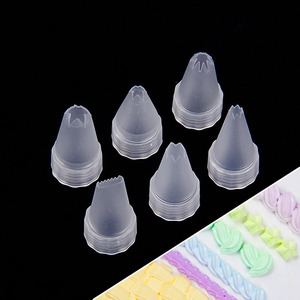 YS 100 buah/tas plastik pipa Icing nozel bunga alat kue DIY simulasi lem krim untuk ponsel casing aksesoris - Product Image 2