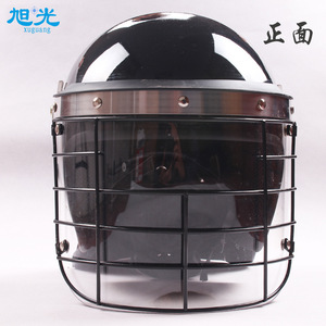 Casco de seguridad con malla de alambre tipo máscara de hierro para control de disturbios y seguridad en casas de campaña de caballería - Product Image 3