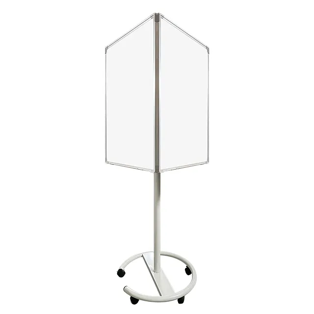 Großhandel gefaltete Schreibtafel Mobile Stand Office Whiteboard Mobile Flip Chart für Office Supplier