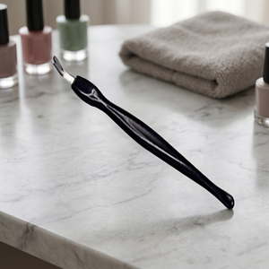 ASAP - Herramienta Reutilizable de Doble Cabeza para Recortar Cutículas, de Acero Inoxidable con Mango de Plástico, en Forma de V, para Eliminar Piel Muerta y Uñas Encarnadas, para Manicura - Product Image 3