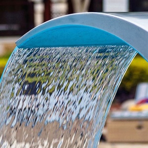 Cascada Comercial de Acero Inoxidable Water Faery con Luz LED para Piscina Exterior - Product Image 5