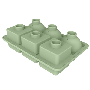Moules à glaçons carrés 3D en silicone YDS pour whisky, fabricant de sphères de glace rondes, moule à glaçons sphériques en silicone réutilisable - Product Image 4