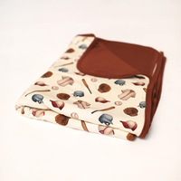 Couverture d'emmaillotage en bambou biologique pour bébé, écologique, personnalisable, pour nouveau-né, porte-bébé enveloppant