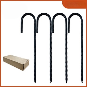 สมอบกโลหะแบบ J-Hook ขนาด 16 นิ้ว สำหรับเต็นท์ ใช้งานกลางแจ้งได้ทุกฤดู - Product Image 5