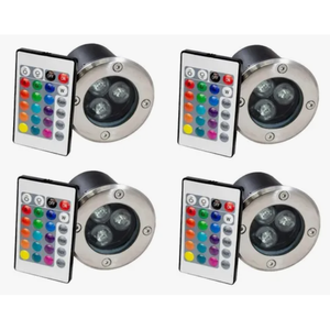 RGB multicolore 3W LED lampada da pavimento da incasso per l'arredamento del giardino - Product Image 1