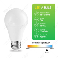 Bombillas LED Nocturnas E27/B22 Blub-LI-DOB-7W, las Más Vendidas, con Control Remoto, Larga Duración, Iluminación Residencial