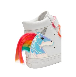 Scarpe <span class=keywords><strong>Alte</strong></span> Luminose Unicorno Bianco per Bambini <span class=keywords><strong>Sneakers</strong></span> Personalizzate per Ragazze Grandi Zapatillas De Ninos - Product Image 5
