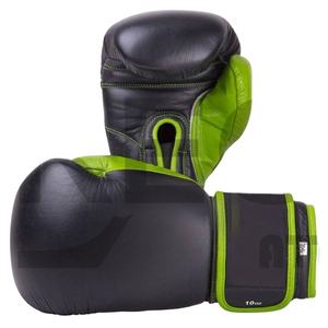 Guantes de boxeo de cuero mezclado con soporte de muñeca, 8oz, 10oz, 12oz, 14oz, 16oz, OEM personalizado, venta al por mayor - Product Image 1