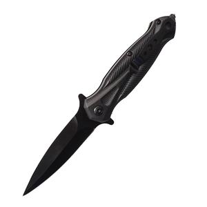 Navaja Plegable EDC de Acero Inoxidable con Hoja de Punta Caída y Mango de Aluminio, Cuchillo de Bolsillo para Supervivencia al Aire Libre - Product Image 6