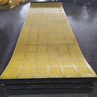 Vibromasseur d'écran en polyuréthane Écran en polyuréthane à double pont Maille d'écran en polyuréthane Maille d'écran vibrant en caoutchouc