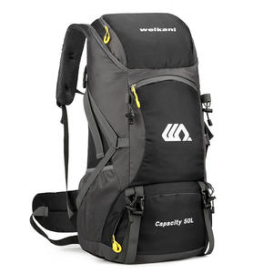 Sac à dos de randonnée, de camping et d'alpinisme imperméable personnalisé de 50 L, style sac à dos de sport, pour les aventures de randonnée, de camping, de trekking et d'escalade - Product Image 1