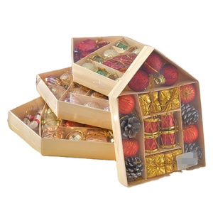 Adornos Navideños 2025, Juego de Decoración para Árbol de Navidad, Bolas Colgantes para Fiesta - Product Image 1