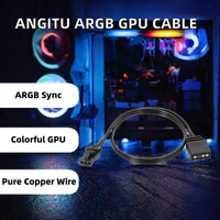 Câble de synchronisation ARGB RGB D3992, adaptateur 3 broches vers 4 broches pour le contrôle de l'éclairage de la carte graphique, ordinateur PC