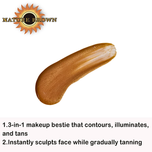 El escultor autobronceador perfumado 3 en 1 ilumina el <span class=keywords><strong>acelerador</strong></span> de <span class=keywords><strong>bronceado</strong></span> falso de contorno con aplicador Tanner Shimmer loción autobronceadora - Product Image 3