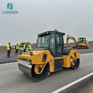 Rodillo Vibratorio para Carreteras de Asfalto LTC210 de 10 Toneladas, Doble Tambor de Acero, Accionamiento Hidráulico, Motor Cummins, Rodamientos y Engranajes - Product Image 2