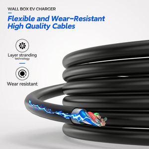 32A Wallbox 22kw Tipo 2 EV Cargador 22kwh Venta caliente Vehículo 7 KW Exterior 22 KW Type2 Socket Wall Box 11kw Estación de carga inteligente - Product Image 3