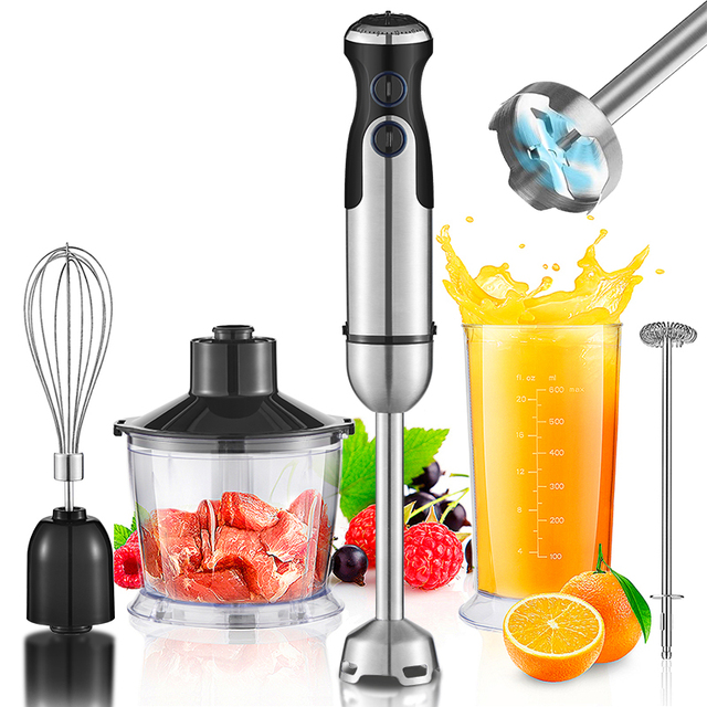 Top Sale Household Kitchen Appliance High Power Immersion Stainless Steel Electric Stick Hand Blender
