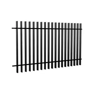 Outdoor Garden Veranda Decoration Modern Style Design Aluminum Alloy Vertical Slatted Fence