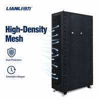Armoire de serveur 48U à refroidissement liquide pour cluster de GPU IA, solution de plaque froide haute densité avec CDU prêt à l'emploi et certifié CE UL