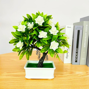 ต้นทิวลิปประดิษฐ์ Qi Xing ขนาด 27 ซม. กระถางพลาสติก ตกแต่งภายในบ้าน - Product Image 3