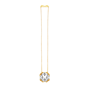 Collar con Colgante de Moda, Chapado en Oro, Acero Inoxidable 316L, Resistente y Sostenible, con Cristal - Product Image 2