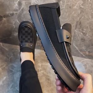 Nuove scarpe da <span class=keywords><strong>uomo</strong></span> traspiranti con fagioli Slip on mocassini scarpe Casual alla <span class=keywords><strong>moda</strong></span> scarpe da <span class=keywords><strong>uomo</strong></span> giovani - Product Image 1