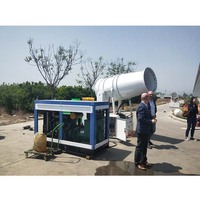 Refroidissement de la rue automatique canon à brouillard d'eau Machine mines de charbon entrepôt contrôle de la poussière Air Blast pulvérisateurs de canons agricoles
