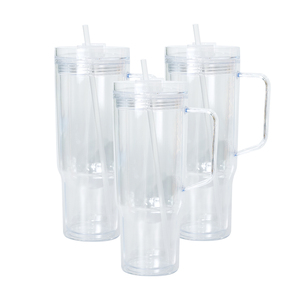 Gobelet de voyage transparent pré-percé de 40 oz, gobelet à neige en plastique, <span class=keywords><strong>verre</strong></span> à vin à <span class=keywords><strong>double</strong></span> <span class=keywords><strong>paroi</strong></span> - Product Image 5