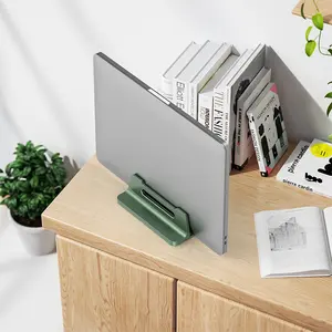 Di alta qualità portatile-nuovo Design OEM Logo in metallo pieghevole verticale doppio montante per Laptop